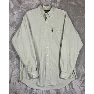 Ralph Lauren Button Up Shirt Mens 16 34/35 Yarmouth Check Pony LongSleeve *C Pic
